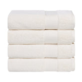 Aria Turkish Cotton Solid Heavyweight Plush Bath Towel Set of 4